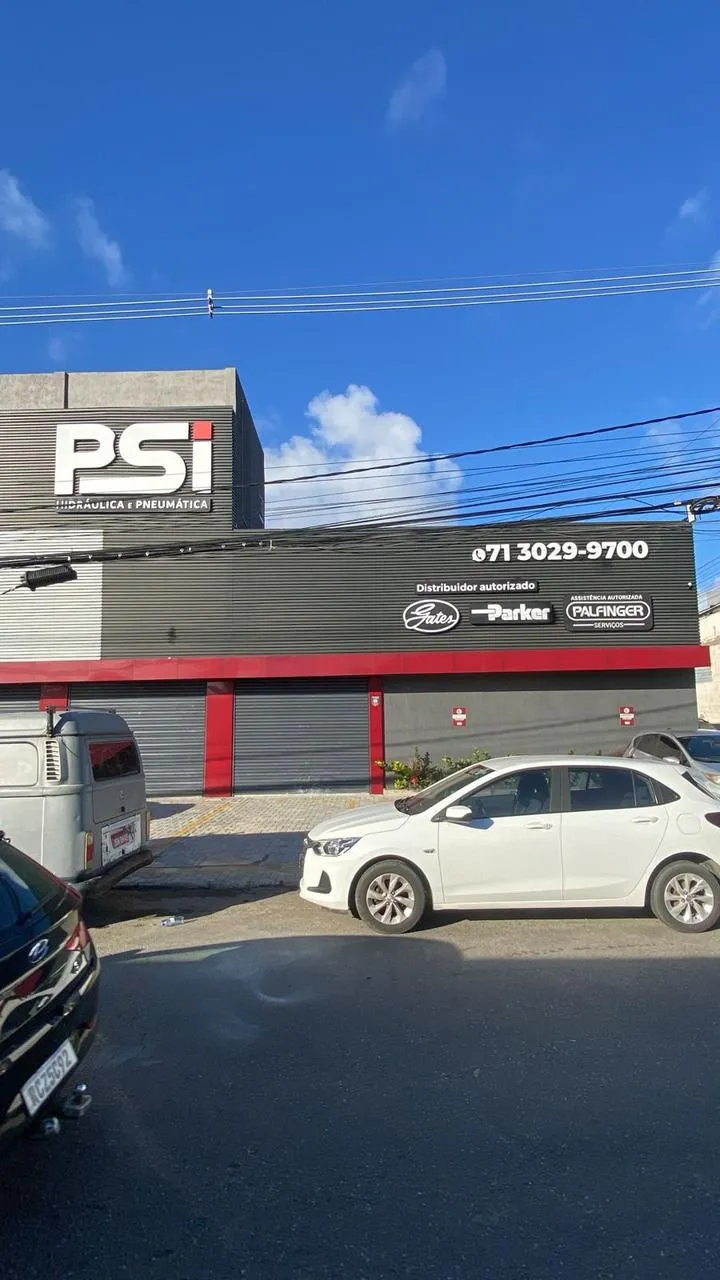 Placa para fachada comercial